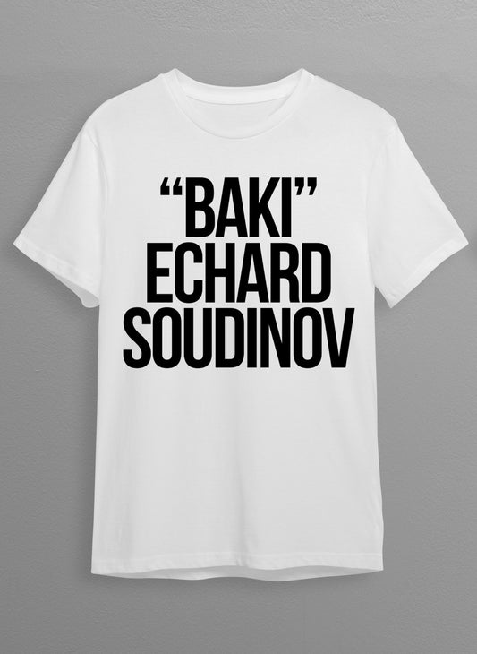 T Shirt Blanc Baki EchardSoudinov Unisex